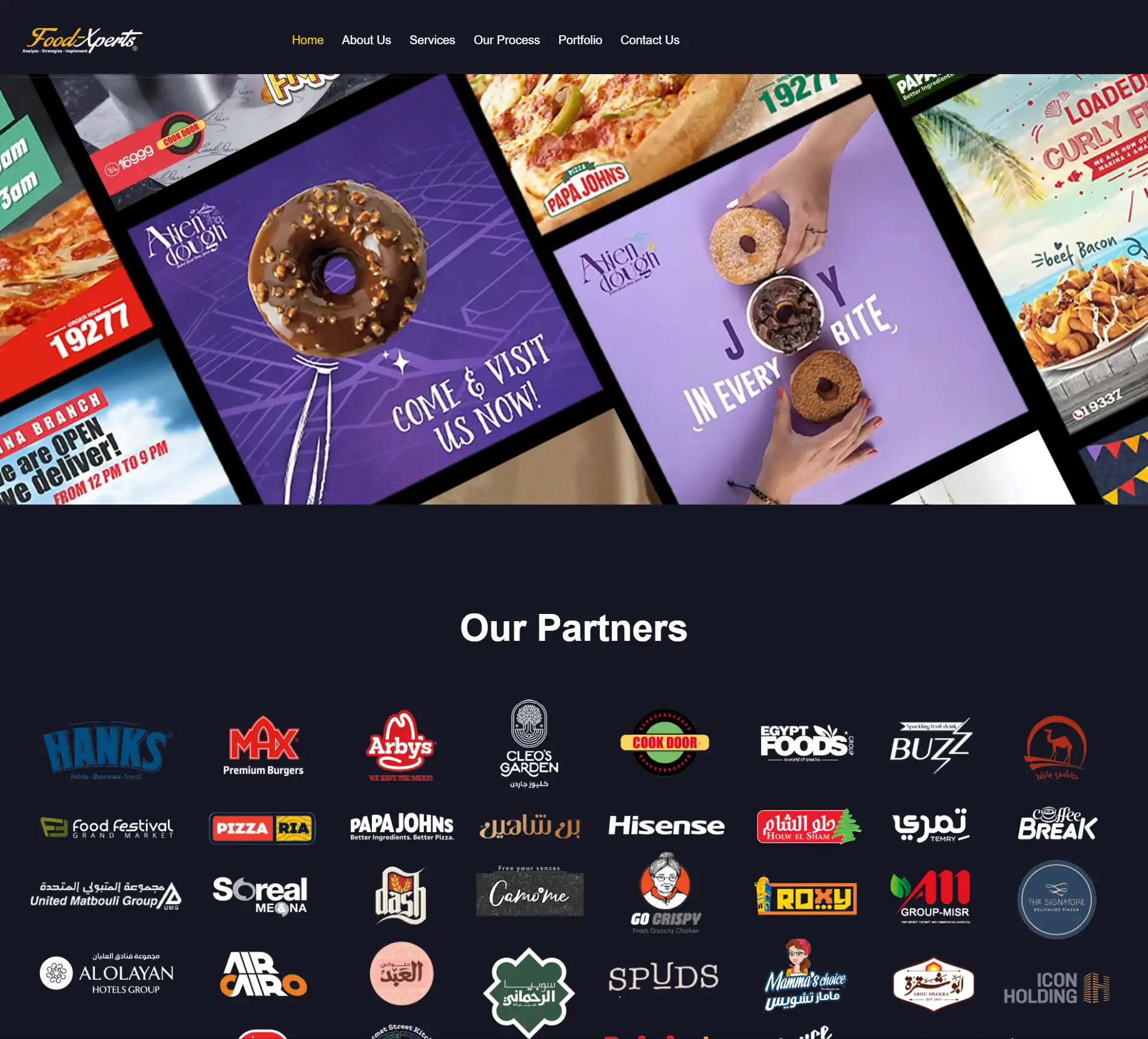 Food Xperts — Restaurant Website